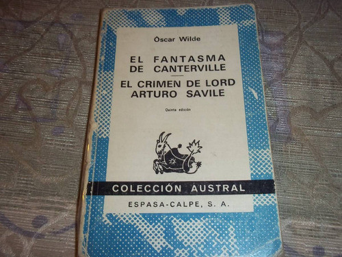 Fantasma De Canterville - Crimen De Lord Arturo Savile Wilde 0