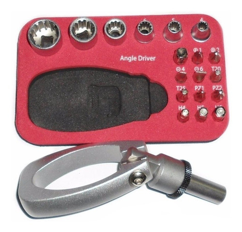 Set Juego Destornillador Plegable + 19 Accesorios Ruhlmann 0