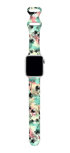 Palm Tree Smartwatch Bands Summer Wristband Compatible Con W 1