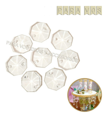 Caireles Sueltos Acrilicos X100 Decoracion Candy Cortinas 1