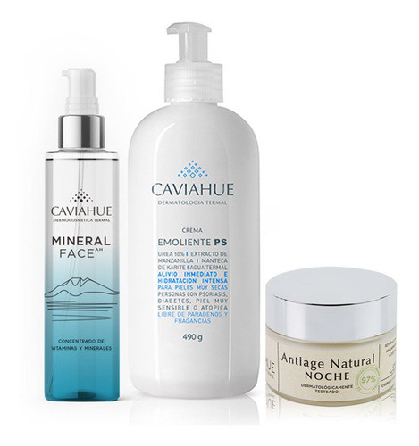 Caviahue Kit Potencia Natural Reparación Humectación Facial 0