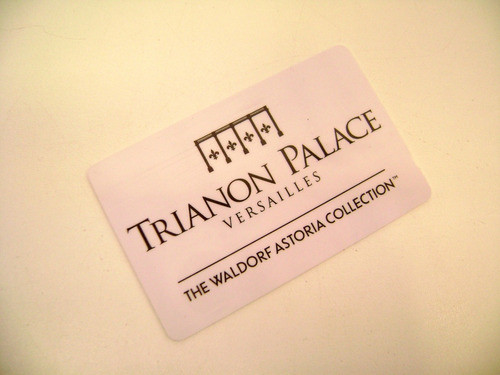 Tarjeta Llave Hotel Trianon Palace Versailles Francia Boedo 0