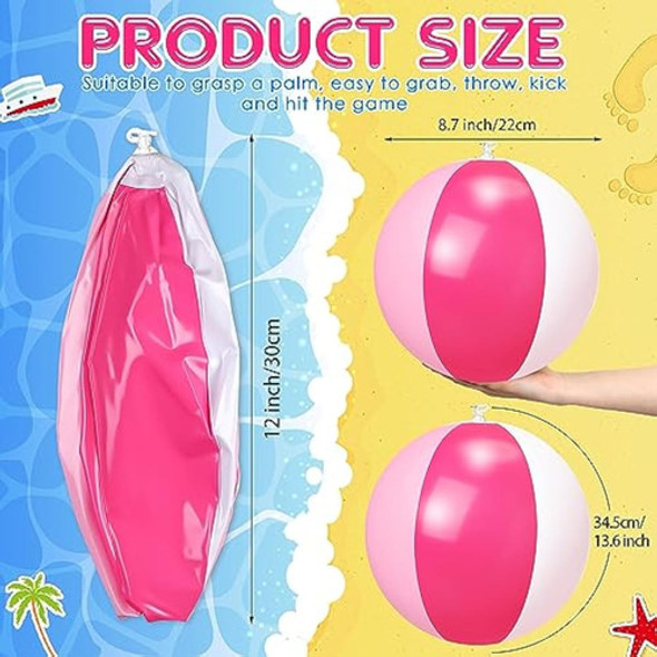 Zhanmai Paquete De 60 Pelotas De Playa Inflables 1