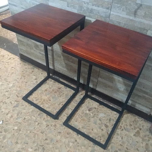 Mesa Arrime Para Sillones Estilo Industrial 1