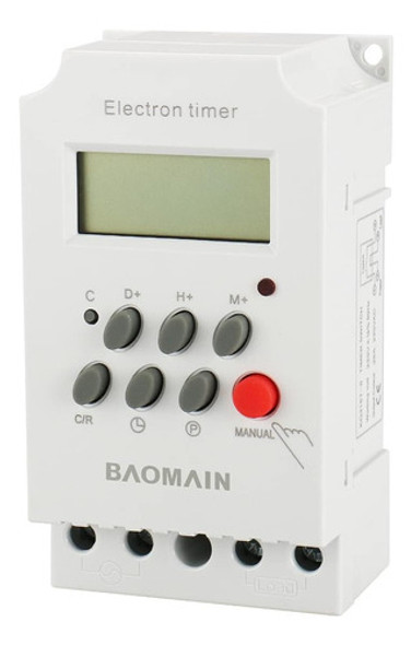 Baomain Interruptor Temporizador 220va 25a 1