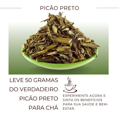 Chá De Picão Preto - Verdadeiro Bidens Pilosa 50g 1