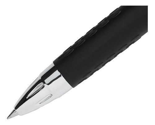 Caneta Gel Unibal 207 Signo Retrátil Preta Ponta Ultra Micro 1
