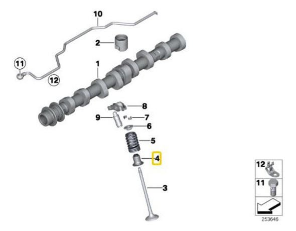 Sellos De Escape Para Bmw X1 F48 18i B38 1