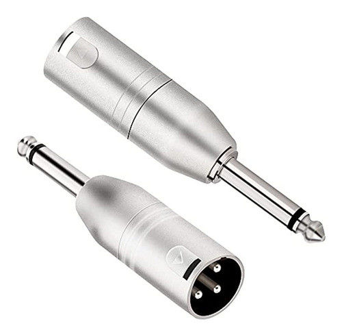 Jomley Adaptador De Cable Macho Ts Mono A Xlr De 1/4 , Quart 0