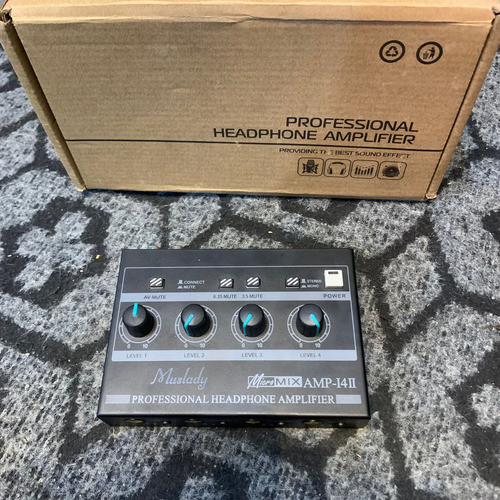 Amplificador De Fone 4 Canais Muslady Micromix Amp 14ii 0