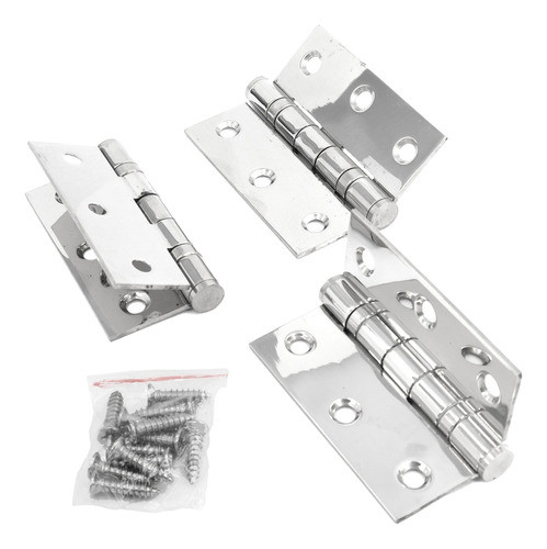 Dobradiça Aço Com Rolamento 3x2.1/2 - 16 Kits Com 3 Uni Cada 0