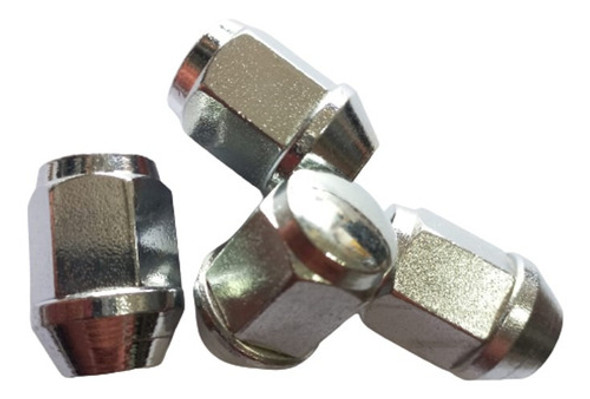 Kit 16 Tuerca Cromada Peugeot 504 505 Llanta De Chapa 0