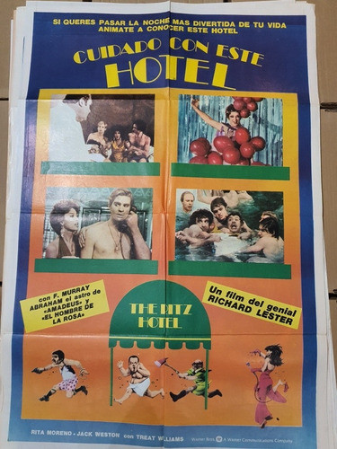 Afiche Cine Original-nuevo-1096- Cuidado Con Este Hotel 0