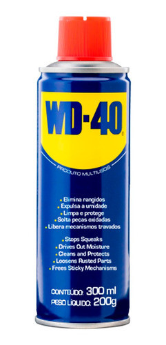 Wd40 Spray Multiuso Tradicional Lubrifica Desengripa 300 Ml 1