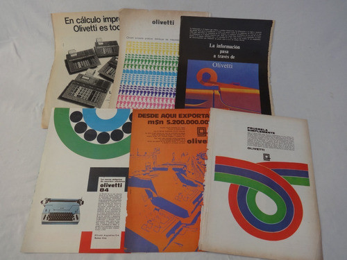 Publicidades Antigua Olivetti Maquina Escribir Registradora 0