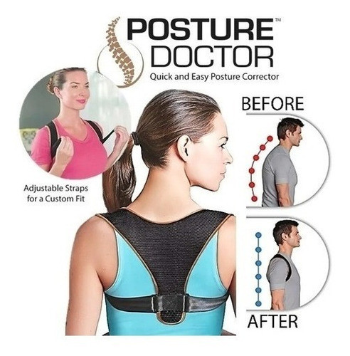 Corrector Postural Espalda Hombros Posture Doctor 0