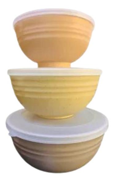 Jogo Bowl Plástico Bambu 3 Peças 0 Jogo Bowl Plástico Bambu 3 Peças 0