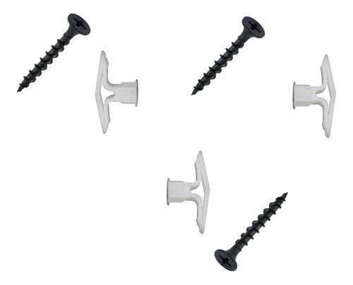 50 Tarugos Para Durlock / Huecos + 50 Tornillos 4cm 1