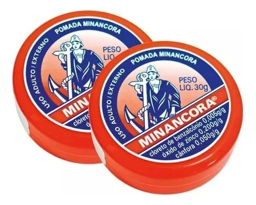 Kit 2 Pomada Minancora Cicatrizante, Antiséptico, Espinillas 0