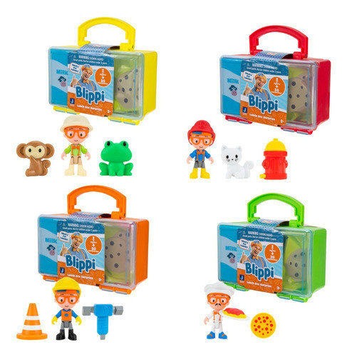 Blippi Mini Valija Sorpresa Deluxe Lunch Box Con Accesorios 0