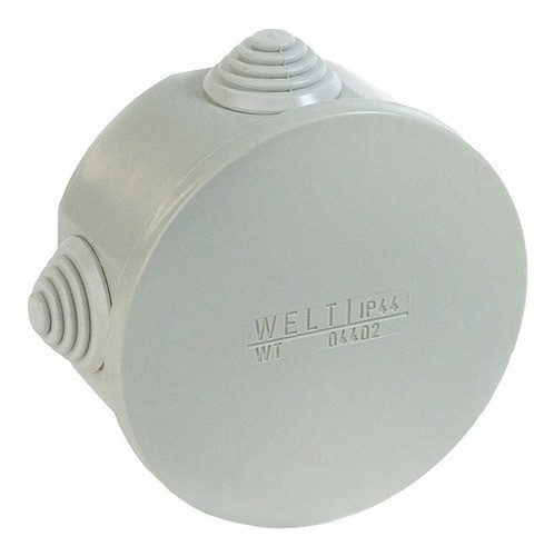 Caja De Paso Derivacion Redonda Ip44 Uv 4 Entradas Welt 0