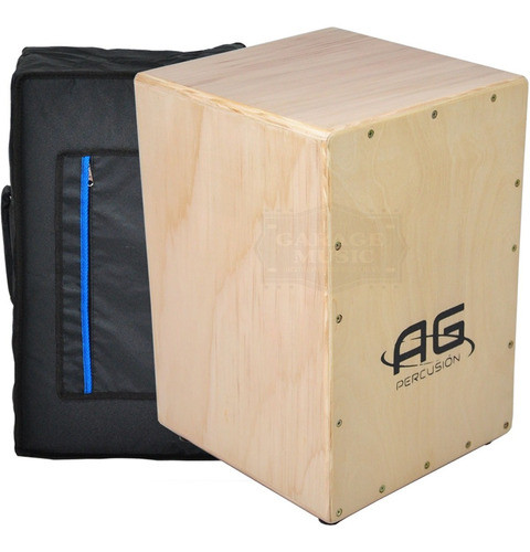 Cajon Flamenco Ag Original Percusión Funda Cd Curso Garantia 0