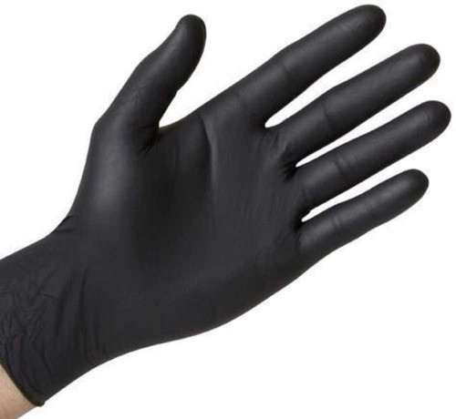 Guantes Nitrilo Negro Chico X100 Resiste Nafta Seguridad $ab 0