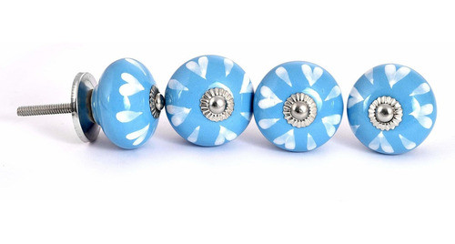 4 Tiradores De Ceramica / Porcelana (842sfvq9) 0