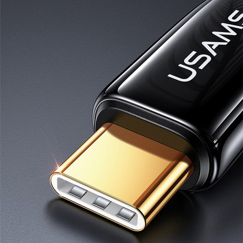 Cable De Datos Usb C A Tipo C 240w Pd 3.1 1.2m Negro Usams 1