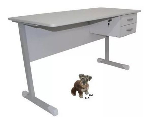 Mesa De Escritório Com 2 Gavetas (direto Da Fábrica) 1