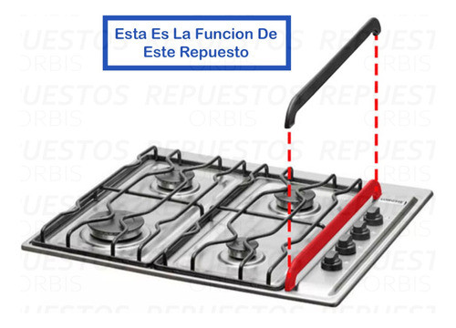 Barral De Separacion Con Punteras Longvie Gris Mate Original 1