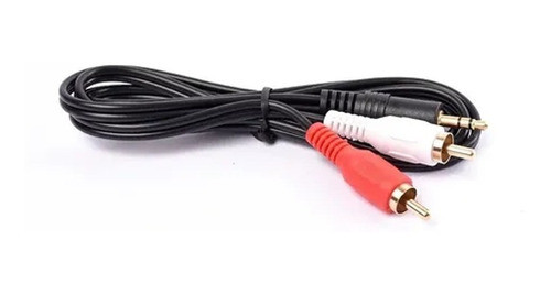 Ficha De Audio Plug A 2 Rca Macho 1m X 3.5 Mm De Ancho 0