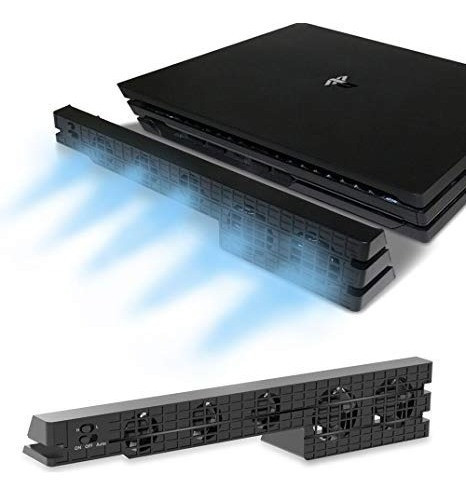 Base Cooler Ps4 Pro Refrigerante  X 5 Ventiladores Y Regalos 1