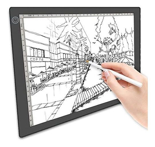 Caja De Luz Led Portátil A4 Para Tablero De Copia 0