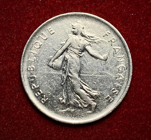 Moneda 5 Francos Francia 1971 Km 926a 1