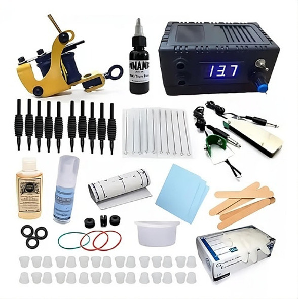 Kit Tattoo Profesional Nacional Arrancar A Tatuar (2 Usos) 0