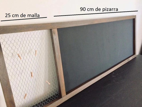 Panel Organizador Mas Pizarra Para Tiza Porta Imanes 1