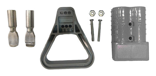 Kit Ficha Manija Bateria Autoelevador 350a Apilador Repuesto 0