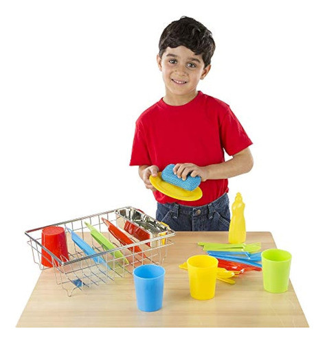 Melissa Y Doug ¡juguemos A La Casa! Juego De Lavar Y Secar, 0