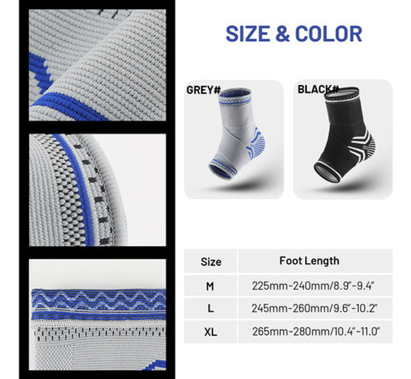 Suporte De Tornozelo Elástico Para Basquete, Proteção Esport 1