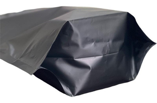 Embalagem Stand Up Preta Fosca C/alça C/ziper 30x43(100unid) 1