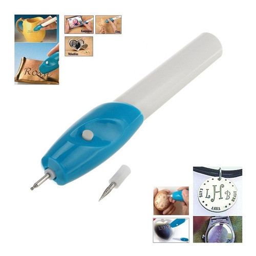 Lapiz Grabador Mini Torno Metal-vidrio Madera 2 Puntas Frecuencia 1 Potencia 1 W 0