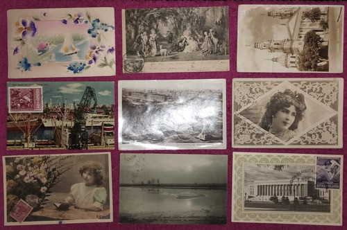 0749_lote De 9 Tarjetas Postales De Argentina 0