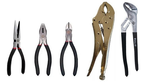 Kit Juego X 3 Pinza + 1 Perro Presion + 1 Pico De Loro Bulit 0