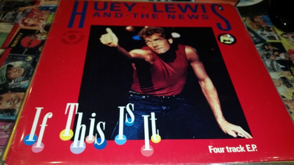 Huey Lewis And The News If This Is It Vinilo Maxi Europe 84 0