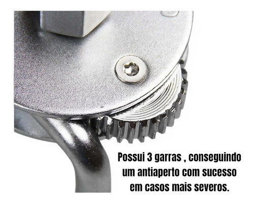 Sacador Filtro Óleo Chave Tirar Troca Sacar Óleo Ferramenta 1