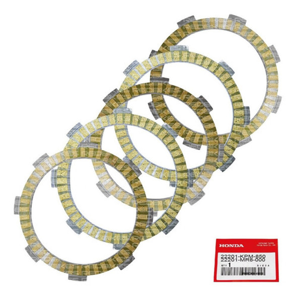 Kit Discos Embrague Honda Titan Esd Ks Original Mh 0