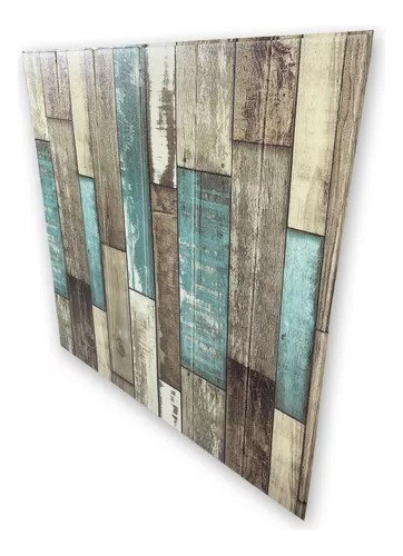 Placa Decorativa Autoadhesiva Revestimiento Madera Vintage 1