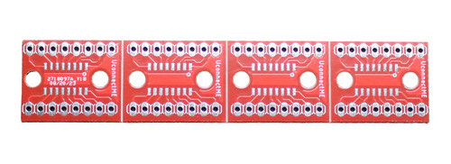 Placa Adaptador Smd Soic16 Ssop16 Sop-16 Sop16 A Dip16 X 4 0