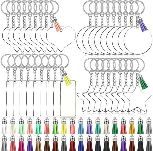Llavero De Acrilico Transparente 3mm Diseños A Escoger 1